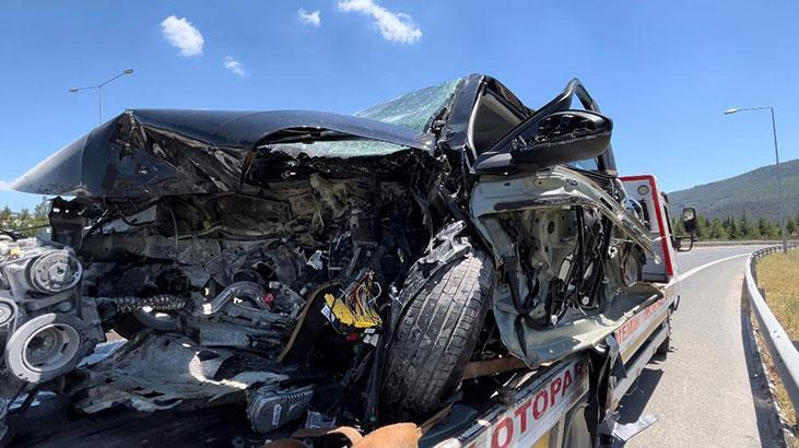 Bursa’da feci kaza! Otomobil sürücüsü öldü